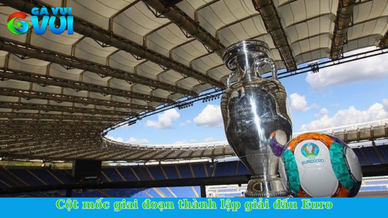 Lịch sử giải đấu Euro - Giải đấu bóng đá tầm cỡ châu lục 1 Cột mốc giai đoạn thành lập giải đấu Euro