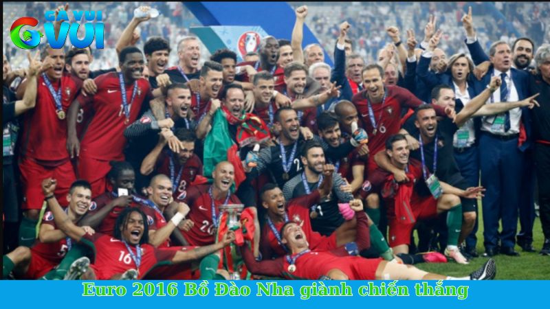 Lịch sử giải đấu Euro - Giải đấu bóng đá tầm cỡ châu lục 3 Euro 2016 Bồ Đào Nha giành chiến thắng