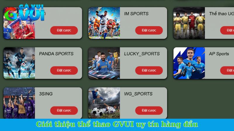 Giới thiệu thể thao GVUI uy tín hàng đầu