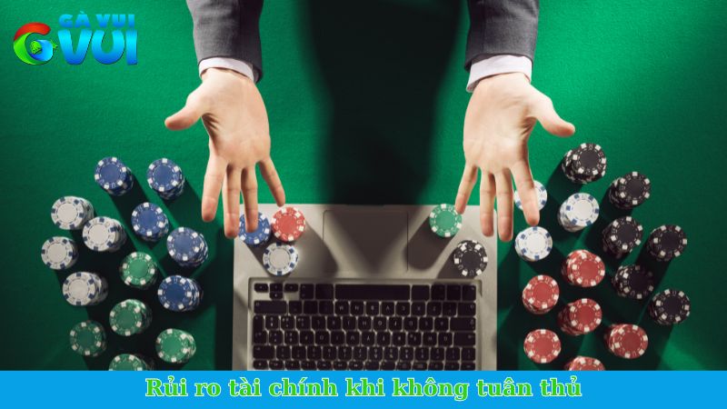 Rủi ro tài chính khi không tuân thủ
